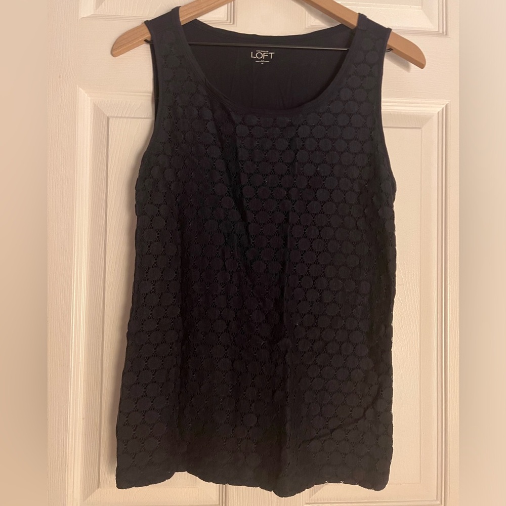 Ann Taylor Loft Navy shell